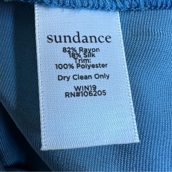 Sundance The Best Spring Velvet T-Shirt Dress Ever Teal/Blue Color- Size Small - Picture 6 of 11